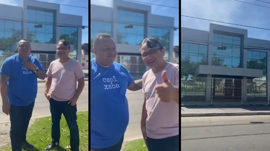 Fabão da Habitação junto do deputado Vandinho Leite