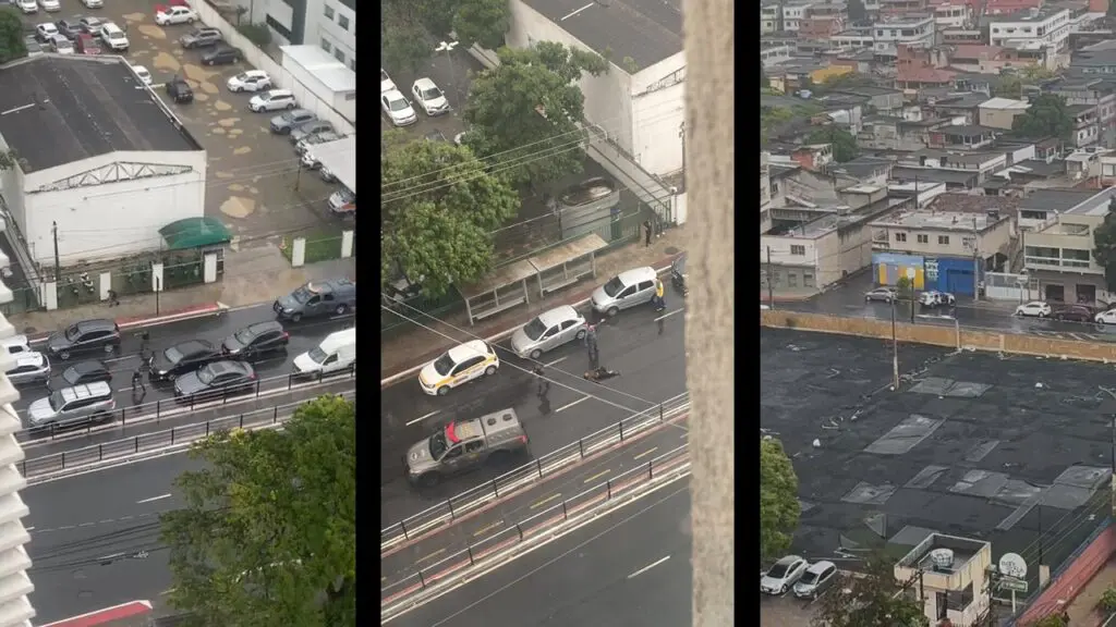Vídeo: frenética troca de tiros na Avenida Leitão da Silva deixa um morto em Vitória