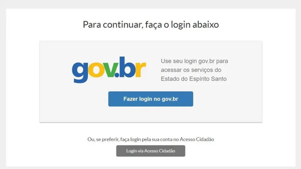 Acesso Cidadão do ES agora estará integrado à plataforma do Governo Federal Login do Acesso Cidadão