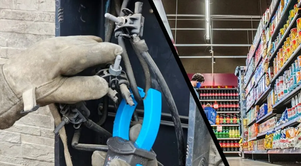 Operação conjunta da Polícia Civil e EDP flagra “gato” de energia em supermercado na Serra EDP realizando o corte de "gato" em Vila Nova de Colares