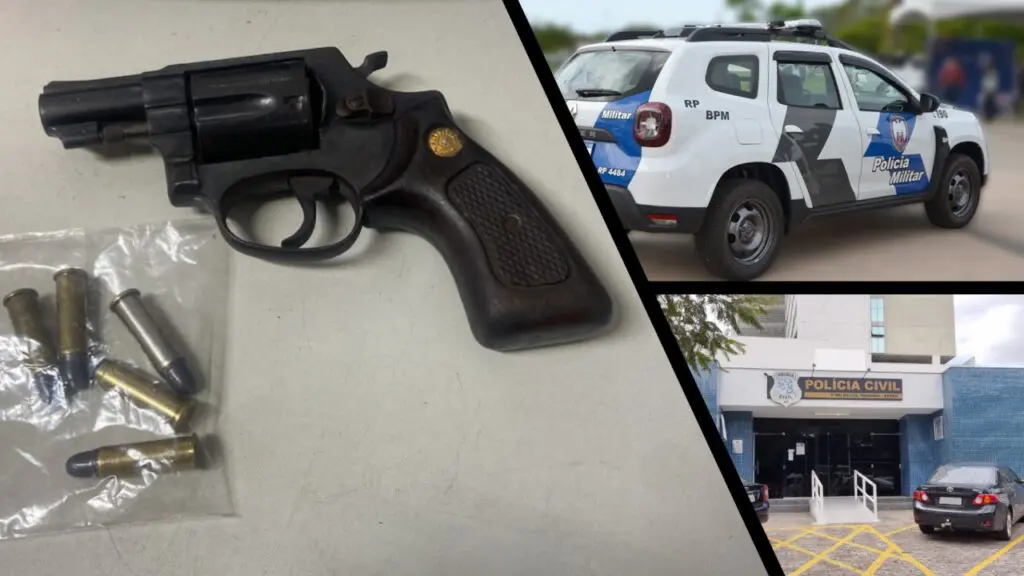 Polícia Militar prende sujeito com mandado de prisão dentro carro de app na Serra Polícia Militar captura homicida na Serra.