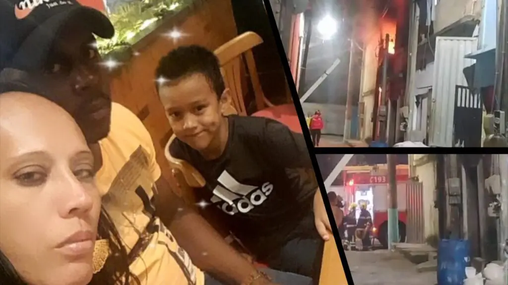 Criança de 6 anos salva família de casa em chamas em Jardim Limoeiro Criança salva familia de casa em chamas