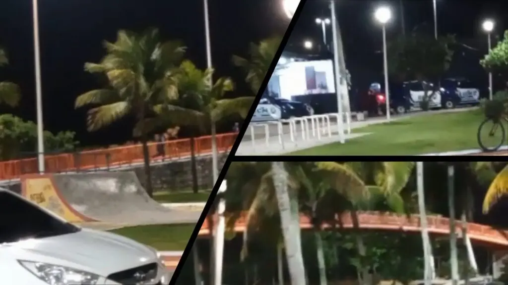 Vídeo: Guarda da Serra arrocha vapor após flagrar tráfico na praça de Jacaraípe