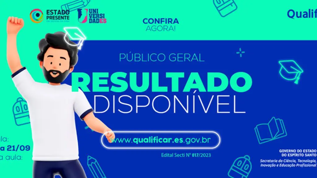Qualificar ES divulga a lista de convocados para os cursos gratuitos de capacitação profissional Qualificar ES divulga o resultado das inscrições