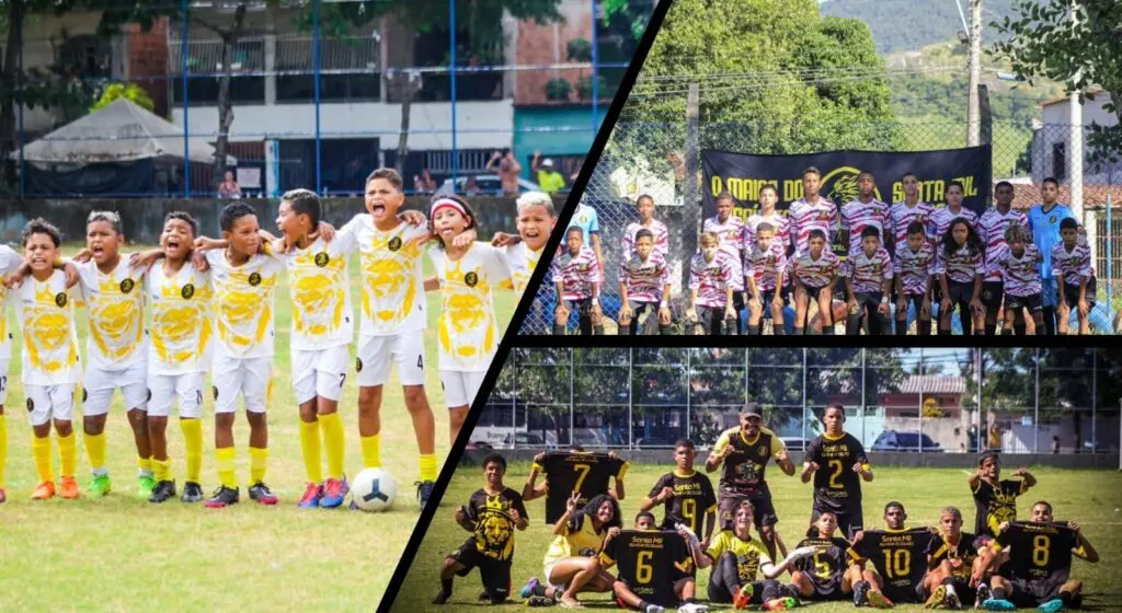 Centro de treinamento oferece escolinha de futebol gratuita para jovens e crianças em Vila Nova de Colares Imagens do Centro de Treinamento Santa Mil