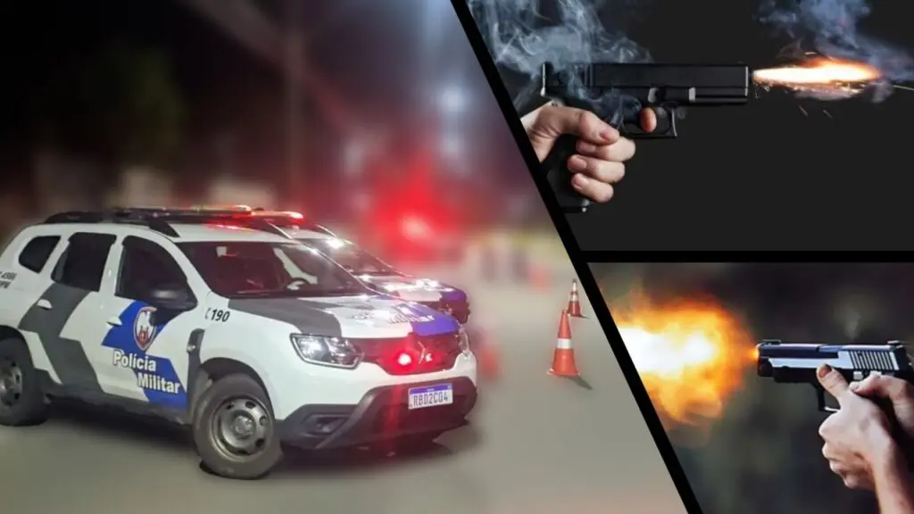 Polícia Militar é snipada por traficantes em durante patrulhamento em bairro de Vitória Polícia Militar troca tiros com traficantes em Vitória.