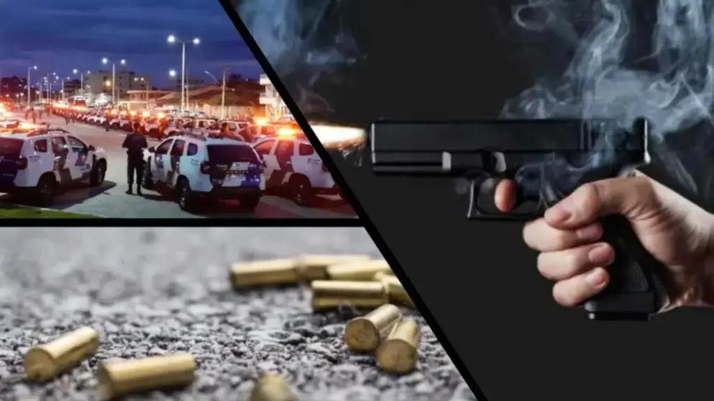 Polícia Militar apreende arma após confronto entre traficantes das facções TCP e PCV em Vitória Polícia Militar apreende armas e munições em Vitória.