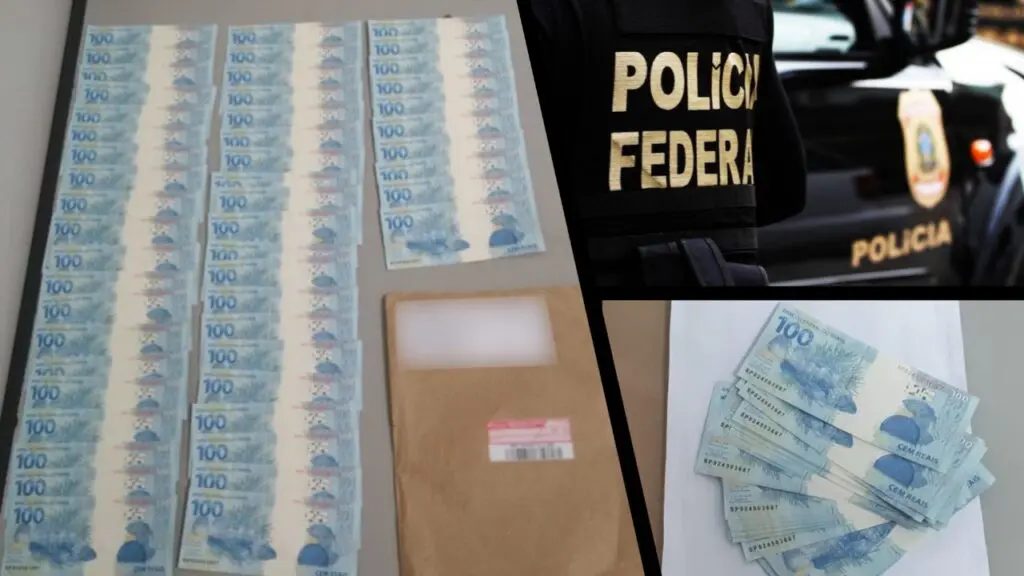 Polícia Federal apreende adolescentes que compraram notas falsas pelo Correios em Vitória PF apreende dupla de adolescentes com notas falsas em Vitória.