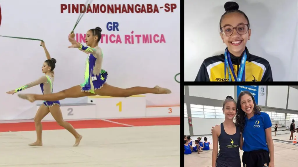 Jovem ginasta da Serra irá representar o ES em campeonato brasileiro no Paraná Ana Laura, atleta de ginástica rítmica