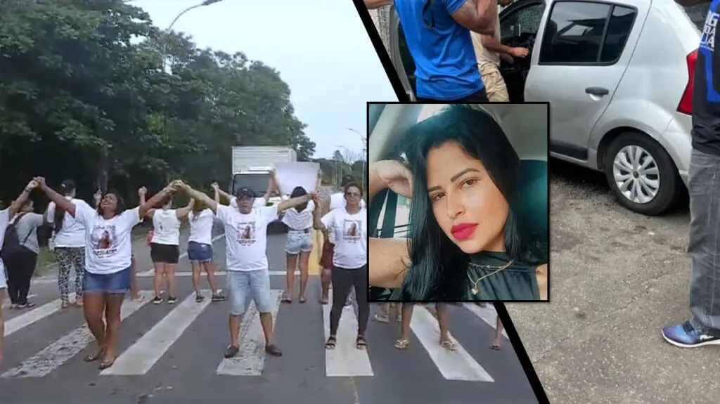 Como andam as investigações sobre o caso da jovem morta a tiros enquanto dirigia na Serra? Mãe diz durante protesto que jovem morta a tiros dentro do carro na Serra estava sendo ameaçada Carolayne Nascimento Barcelos bairro Divinópolis