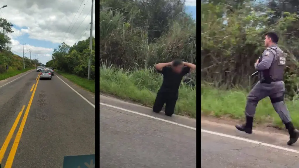 Vídeo: Polícia Militar apreende adolescente após troca de tiros em Jacaraípe Policia Militar prende dois assaltantes durante assalto em Jacaraípe.