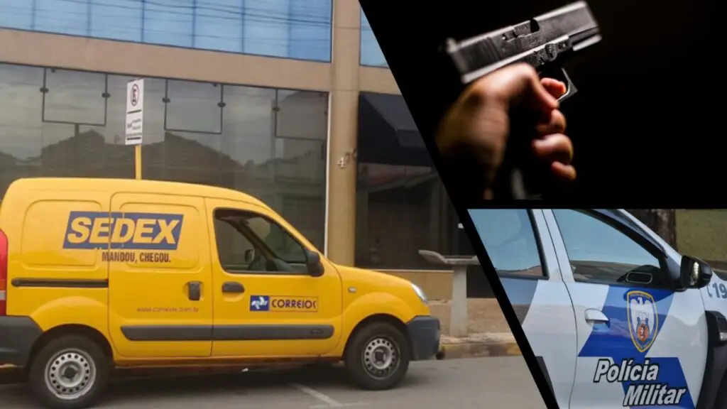 Assaltante rouba carro dos Correios recheado de mercadorias na Serra Assaltante rouba carro dos correios na Serra