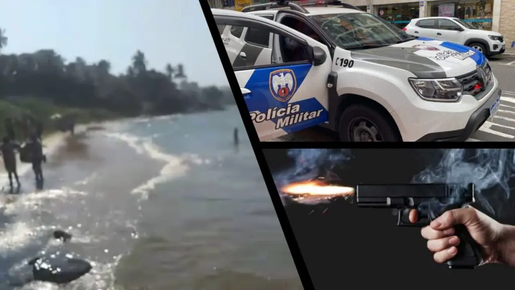 Homem escapa de atiradores na Ilha do Frade nadando pelo mar em Vitória Homem escapa de atiradores na Ilha do Frade nadando pelo mar em Vitória
