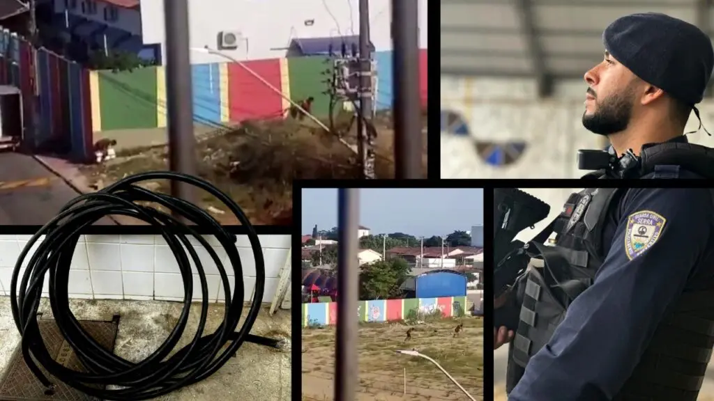Guarda da Serra detêm usuário de drogas com flagrante após furto de fios de cobre na Serra Guarda da Serra prende em flagrante sujeito após furto de fios de cobre na Serra.