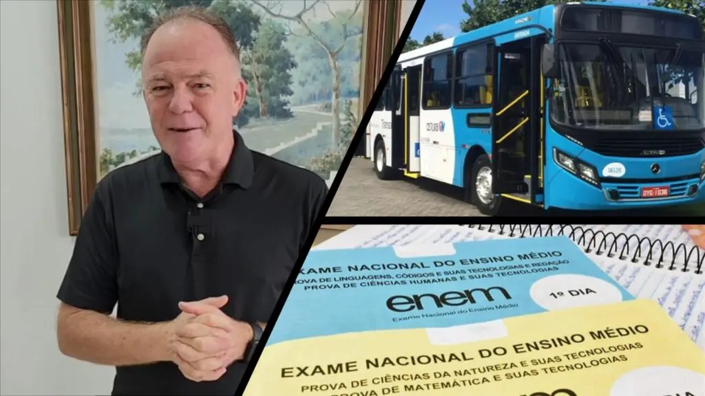 Vídeo: Governador Casagrande anuncia transporte gratuito para estudantes da rede pública que irão fazer o ENEM Renato Casagrande anuncia gratuidade no Transcol para estudantes do ENEM