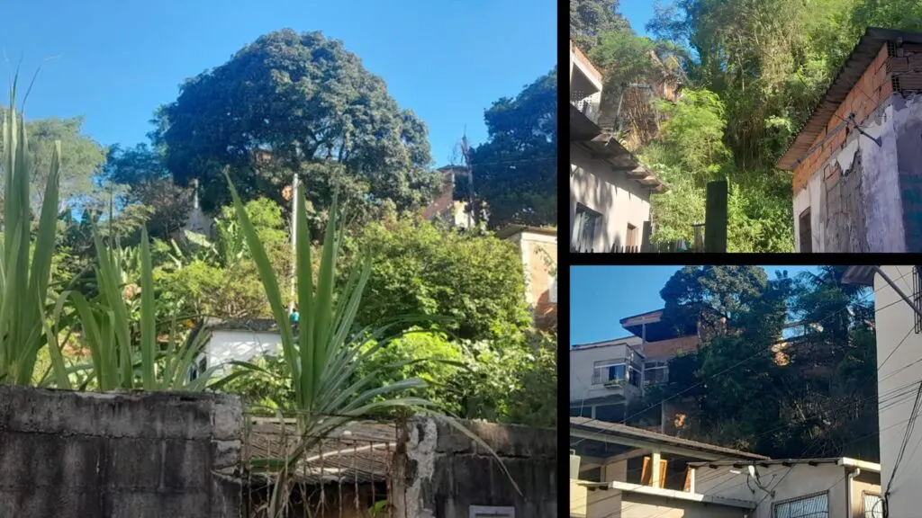 Local da obra atrasada em Diamantina