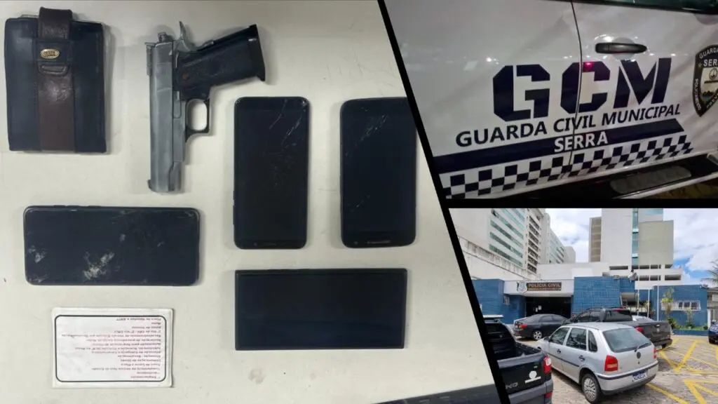 Perseguição alucinante termina em acidente e 5 sujeitos detidos pela Guarda da Serra em Jacaraípe Perseguição alucinante termina em acidente e 5 sujeitos detidos pela Guarda da Serra em Jacaraípe