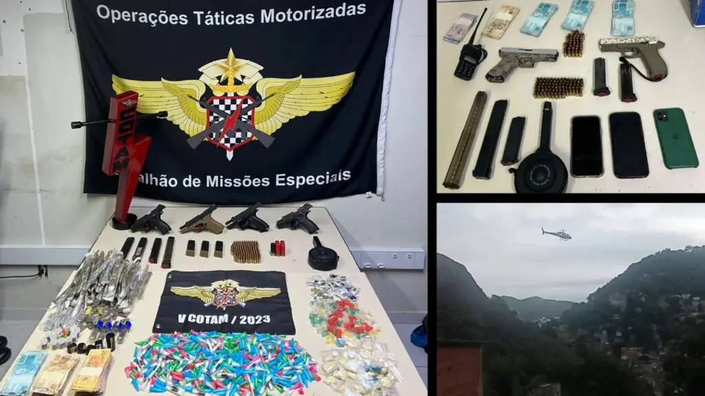 Polícia Militar prende segurança de Marujo durante confronto com traficantes em morros de Vitória Operações da Polícia Militar em morros de Vitória terminam com uma morte e prisão de segurança de Marujo