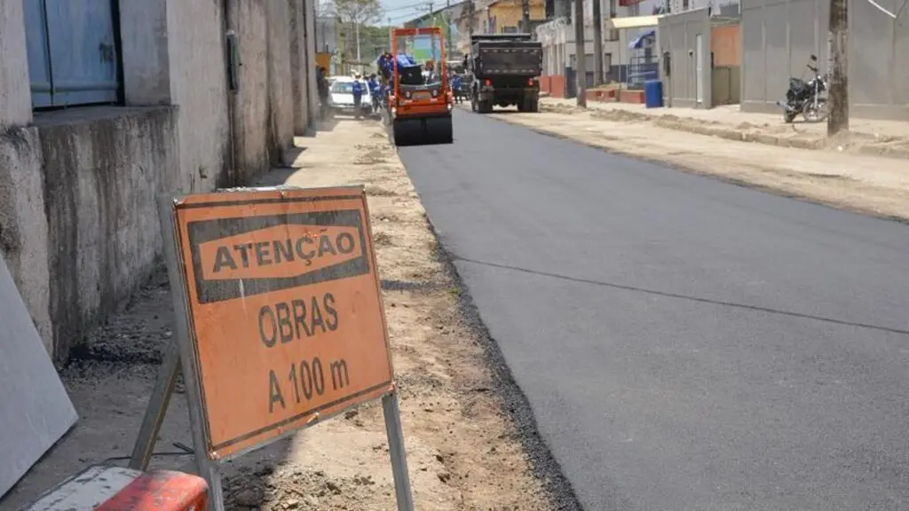 Obras do Projeto Binário da Norte Sul estão em fase de sinalização.