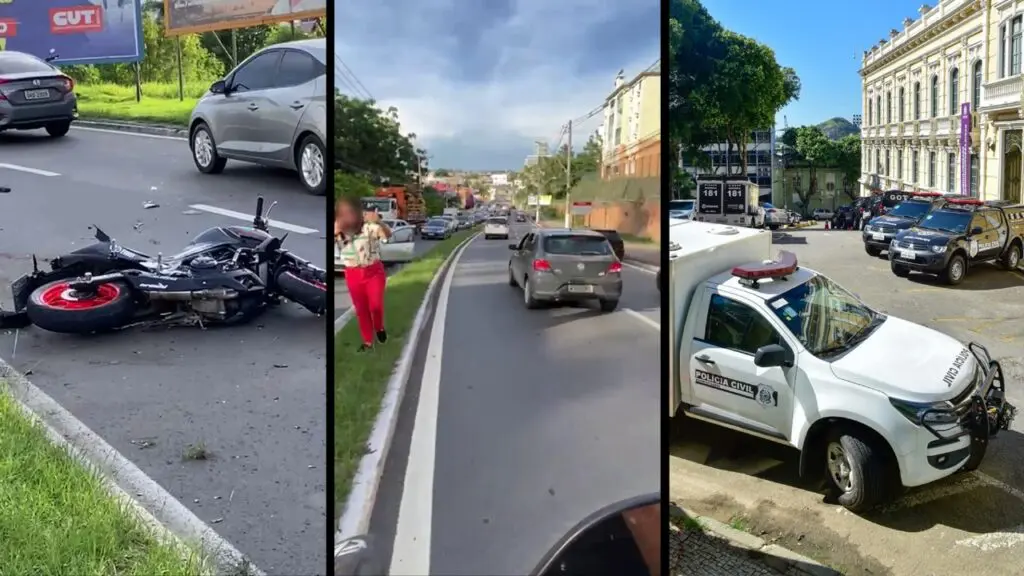 Condutor de moto morre após bater na contra mão em outra moto na Serra