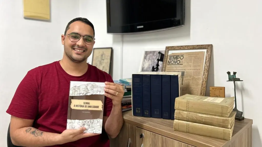 Jornalista Yuri Scardini anuncia lançamento do livro "Serra: a história de uma cidade"