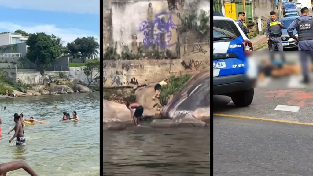 Vídeo: Jovem da Serra é executado a tiros na frente de banhistas na Ilha do Frade Vídeo: Jovem da Serra é executado a tiros na frente de banhistas na Ilha do Frade