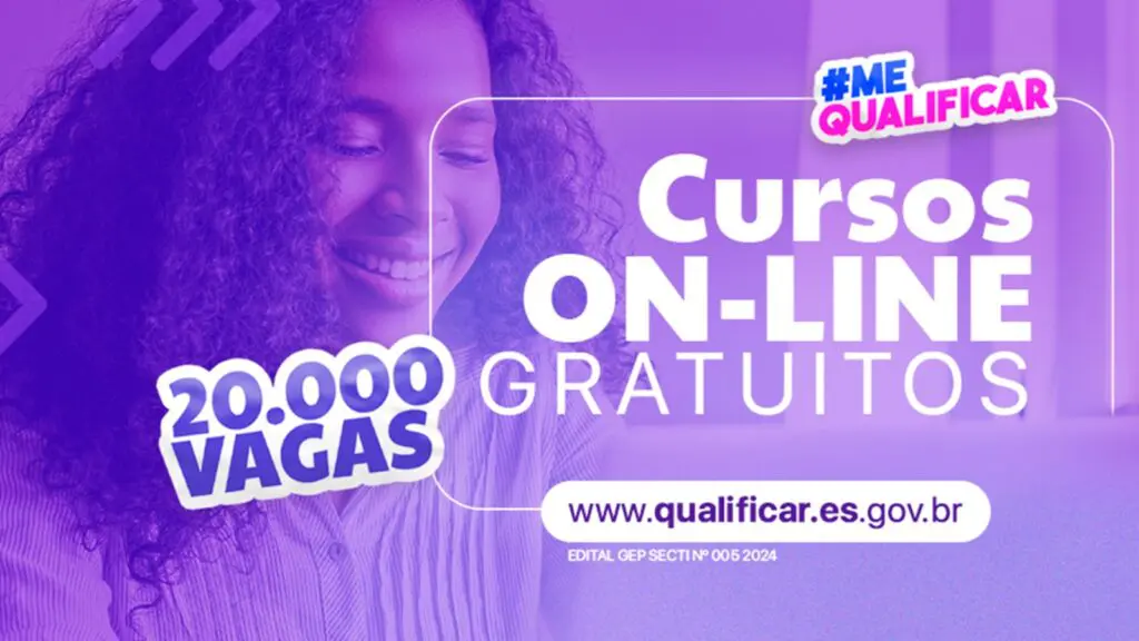 Qualificar ES oferece 20 mil vagas para cursos online de qualificação profissional