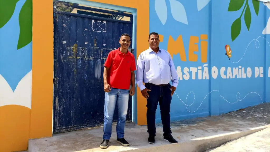 Paulinho do Churrasquinho no CMEI de Divinópolis