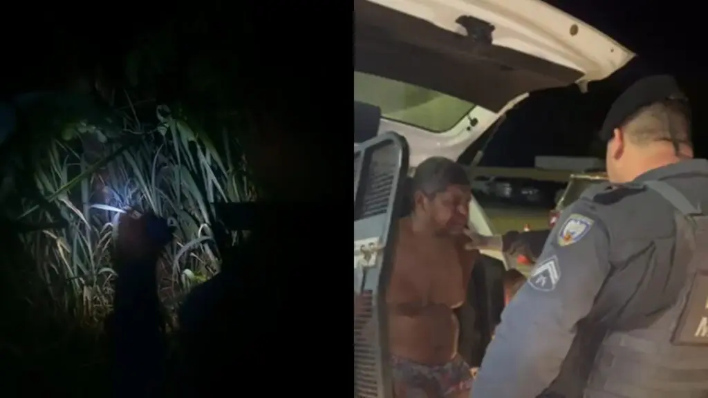 Vídeo: Polícia Militar realiza buscas e detém homem que matou mulher a facadas em Serra sede