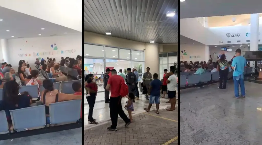 Imagens internas do Hospital Infantil da Serra