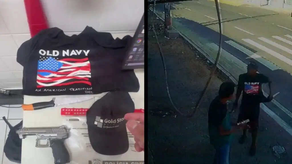 Vídeo: Assaltante com arma falsa e faca faz vítima em plena luz do dia na Serra Assaltante rouba celular é capturado, mas é solto por falta de boletim de ocorrência.