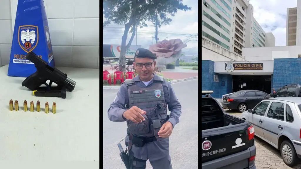 Força Tática flagra sujeito de moto vacilando com revólver na Serra Polícia Militar detém sujeito aramado vacilando na pista na Serra.