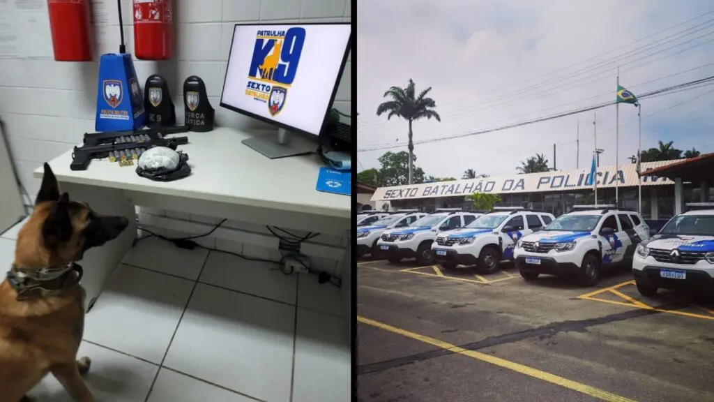 Força Tática arrocha biqueira e encontrado sujeito vacilando com duas escopetas na Serra Ações da Polícia Militar terminam com um detido e armas e drogas apreendidas na Serra.