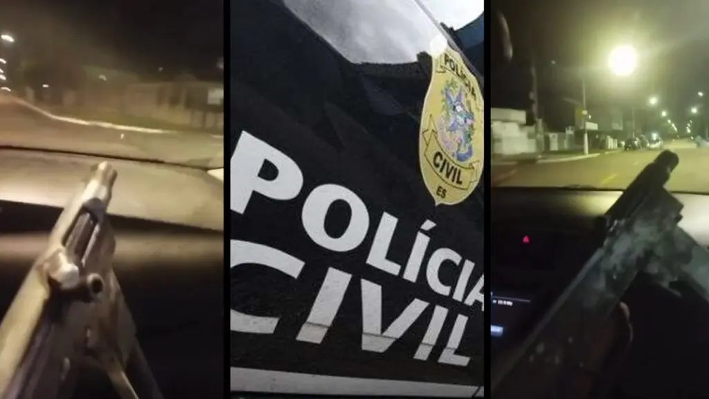 Traficantes compartilham vídeo ostentando armas em grupos de moradores da Serra.