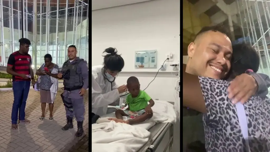 Policiais militares salvam bebê que estava sem ar na Serra.