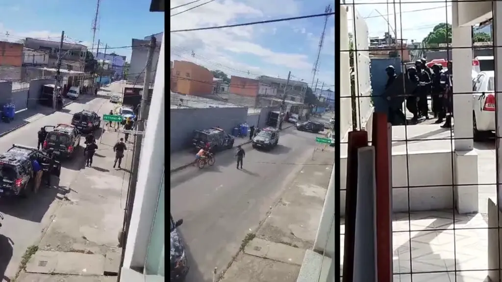 Polícia Militar é chamada para socorrer homem durante surto agressivo na Serra Homem em estado de surto é socorrido por equipes do SAMU e PM na Serra.