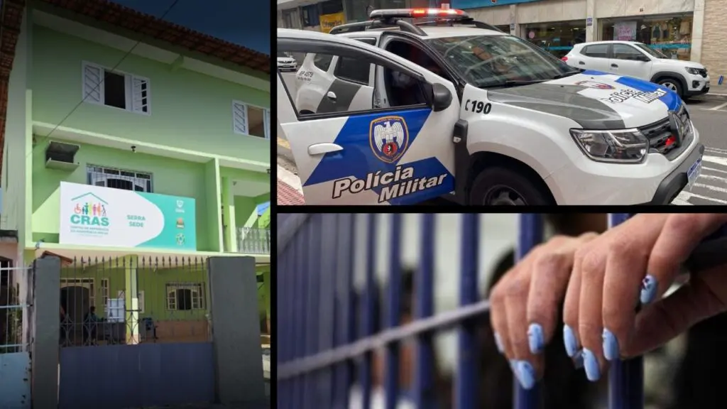 Mulher perde o controle e acaba detida após ter celular furtado no CRAS de Serra-sede Mulher perde o controle e quebra computadores após ter celular furtado no CRAS da Serra.