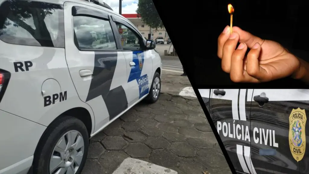 Homem invade casa e tenta atear fogo em ex marido de sua ex namorada na Serra.
