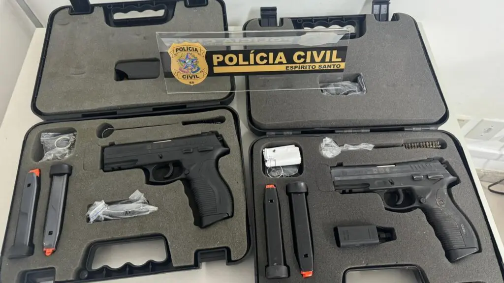 Polícia Civil prende na Serra sujeito acusado de furtar sete armas de delegacia em Vitória