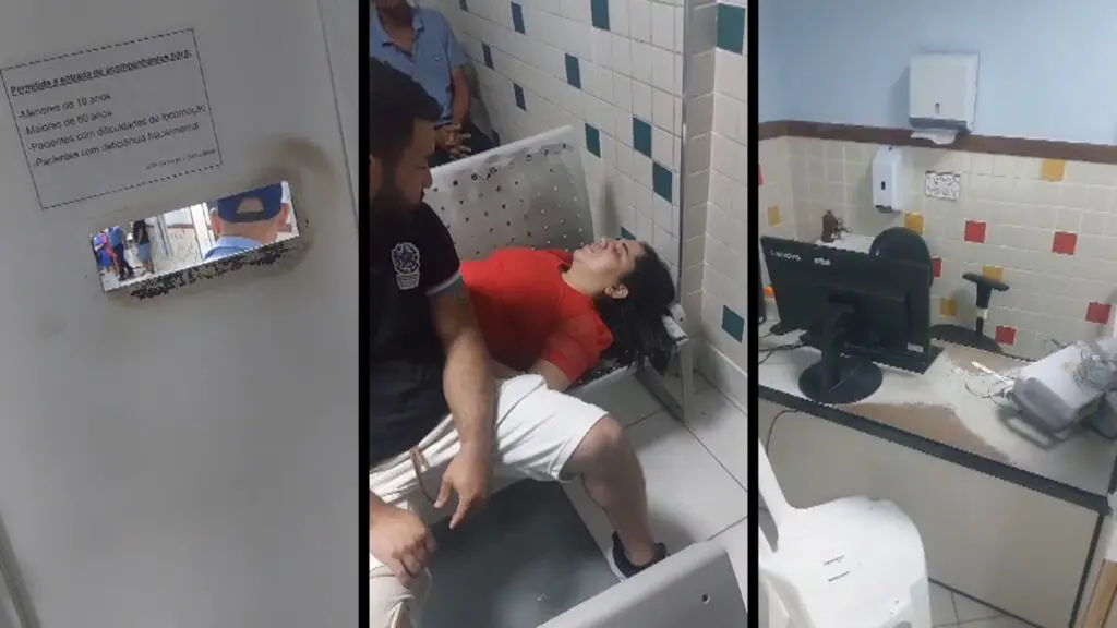 Vídeo: Filho denuncia que sua mãe ficou horas desmaiada à espera de atendimento na Serra