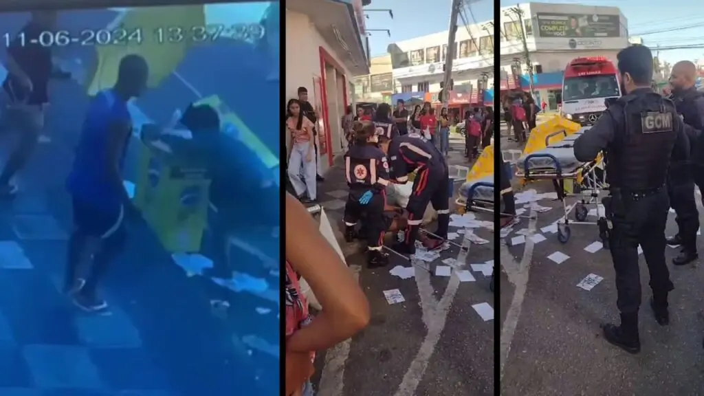 Dois homens espancam morador em situação de rua em Serra-sede.