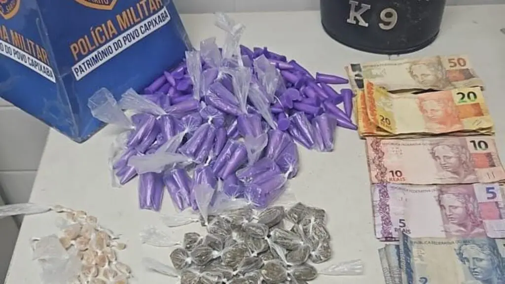 Força Tática apreende grande quantidade de drogas com adolescente de apenas 14 anos na Serra.