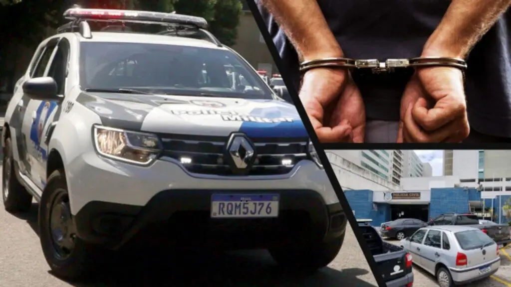 Assaltante é agredido após ser acusado de tentar roubar celular de mulher na Serra Polícia Militar prende assaltante com auxílio de população na Serra.