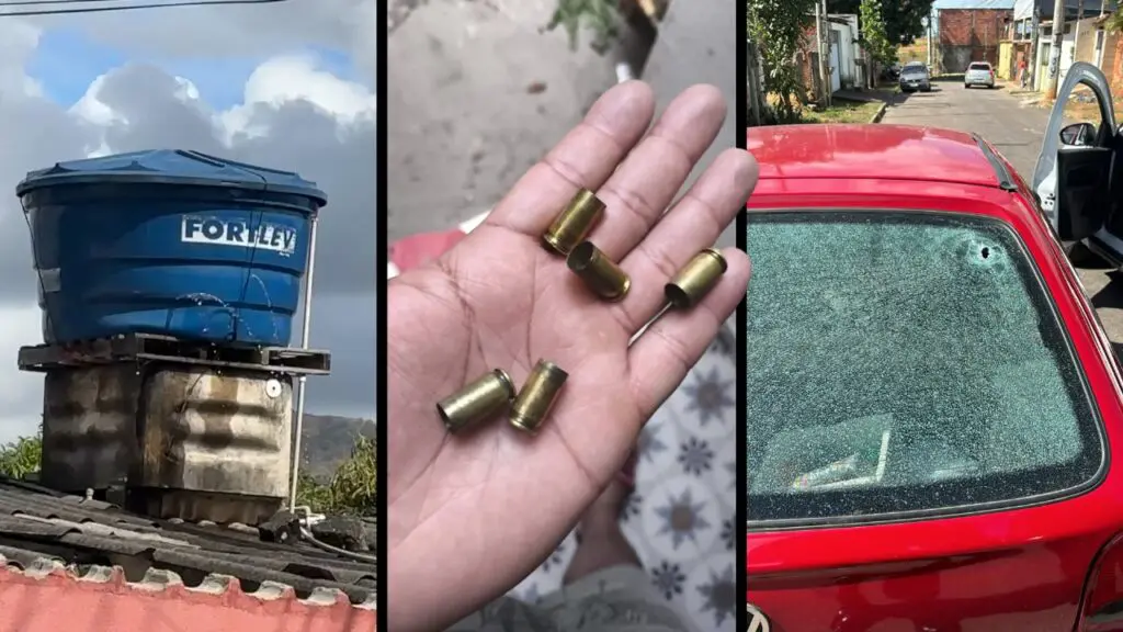 Guerra do tráfico: Intenso tiroteio deixa até caixa d’água baleada em Planalto Serrano Guerra do tráfico: Tiroteio frenético aterroriza moradores de Planalto Serrano
