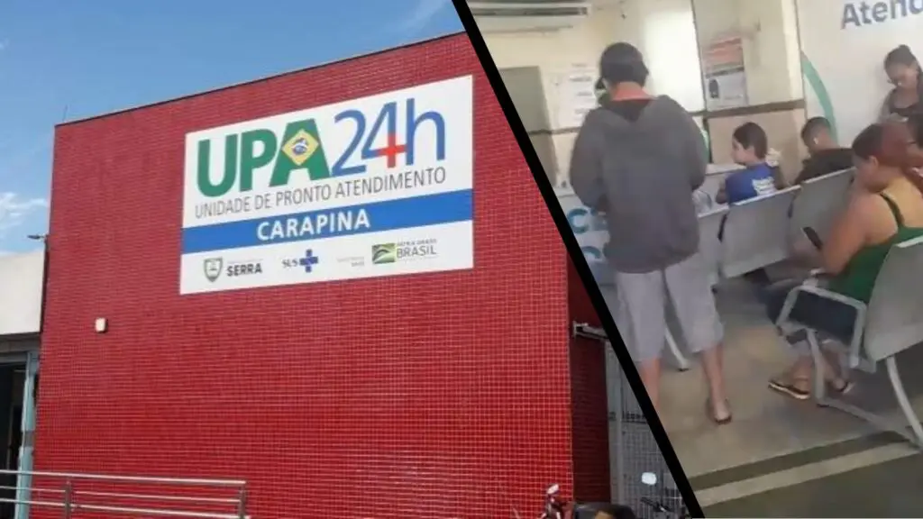 Vídeo: pacientes voltam a reclamar de demora e superlotação na UPA de Carapina Imagens da UPA de Carapina