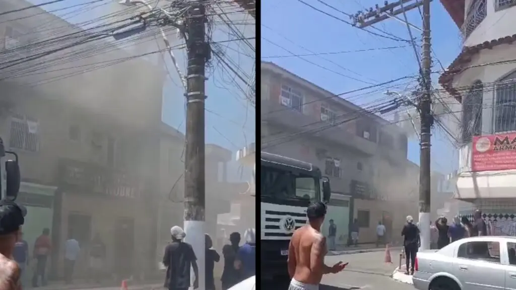 Corpo de Bombeiros é acionado para controlar incêndio em restaurante na Serra Incendio destrói restaurante na Serra.