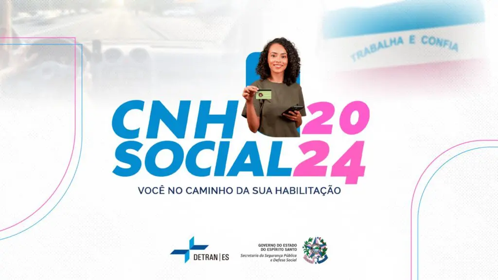 DETRAN ES abre inscrição para 3500 vagas na segunda fase do Programa CNH Social 2024