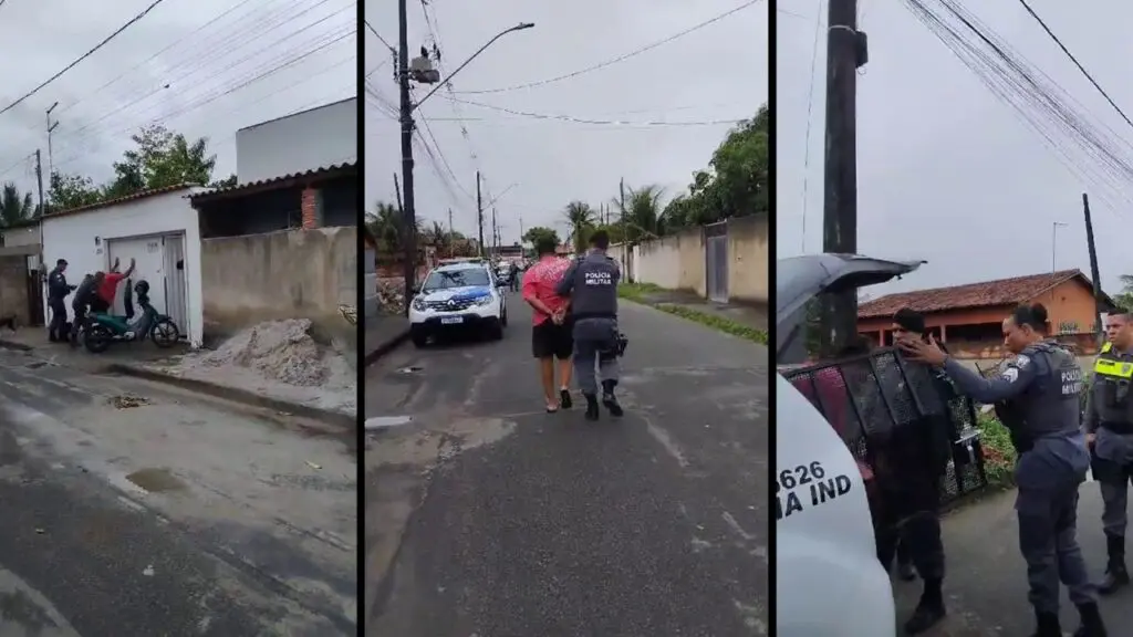 Vídeo: Homem é preso após deixar dois vizinhos baleados em Nova Almeida Ex-agente penitenciário é preso após atirar em duas pessoas na Serra