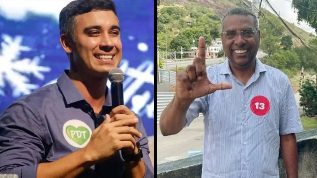 Candidato do PT declara apoio ao Weverson Meireles no segundo turno na Serra Weverson Meireles e Professor Roberto Carlos - (Foto: Reprodução Instagram)