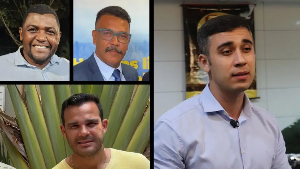 Lideranças de direita se unem contra a esquerda no segundo turno da Serra Dudu Lima, o vereador eleito Pastor Dinho Souza (PL) e o candidato a vice-prefeito pelo PL, Cabo Cassoto. Outro lado Weverson Meireles